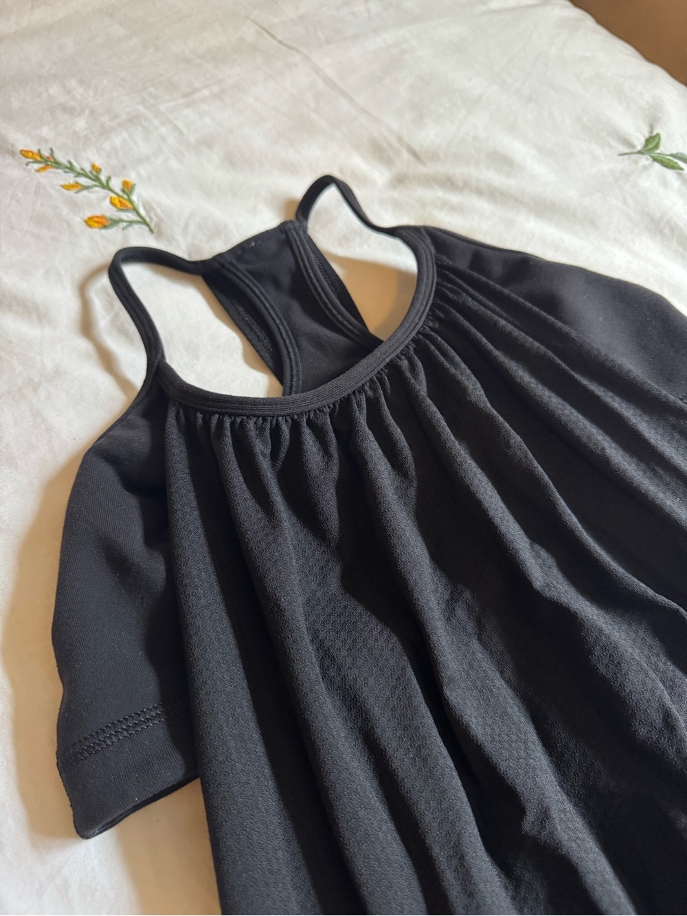 Lululemon No Limits Black Racerback Tank Top size: 6-8 - Picture 3 of 4
